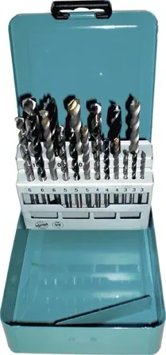 Elektronik Schlagbohrmaschine 1050 Watt, 2-Gang ink. 18-teiligem Makita Bohrer-Set