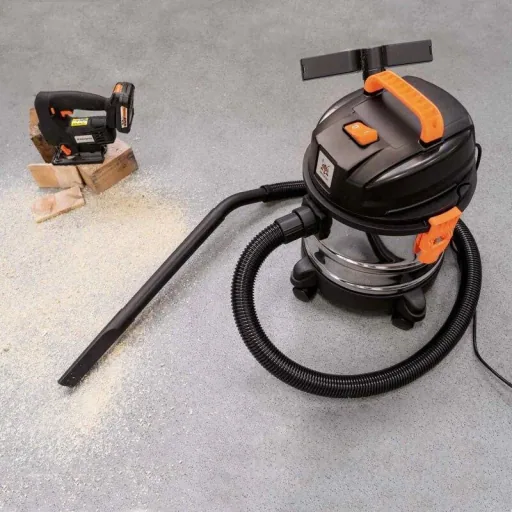 Deltafox Nass- und Trockensauger - 1250W - 15l - DC-WDE 1315 RVS