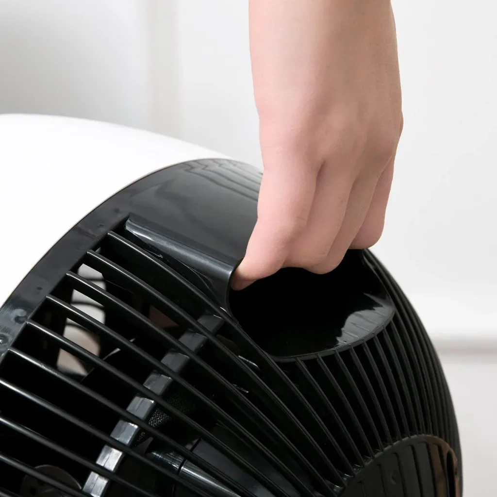 Standventilator mit Fernbedienung, verstellbar schwarz/weiß