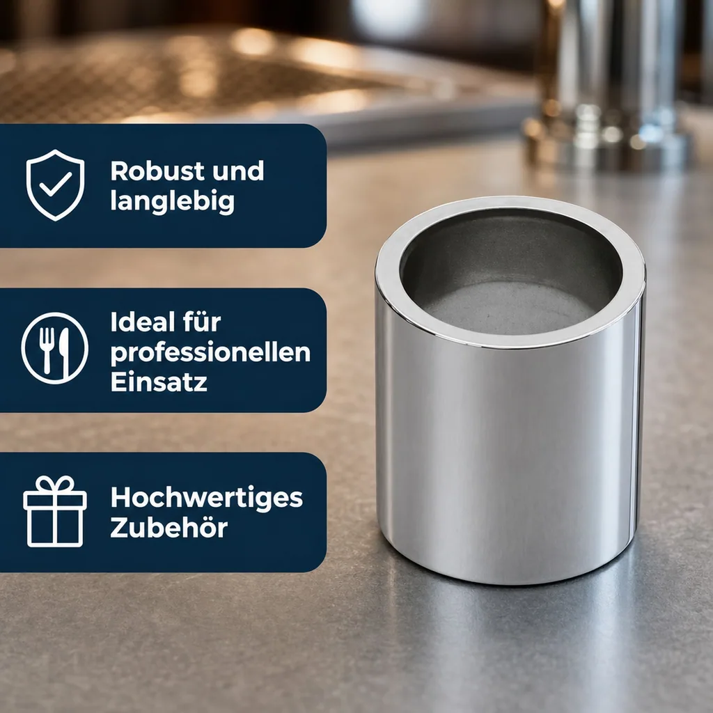 Distanzhülse, Abstandshalter, Abstandshülse - für Schankhahngewinde, 40 mm, Chrom
