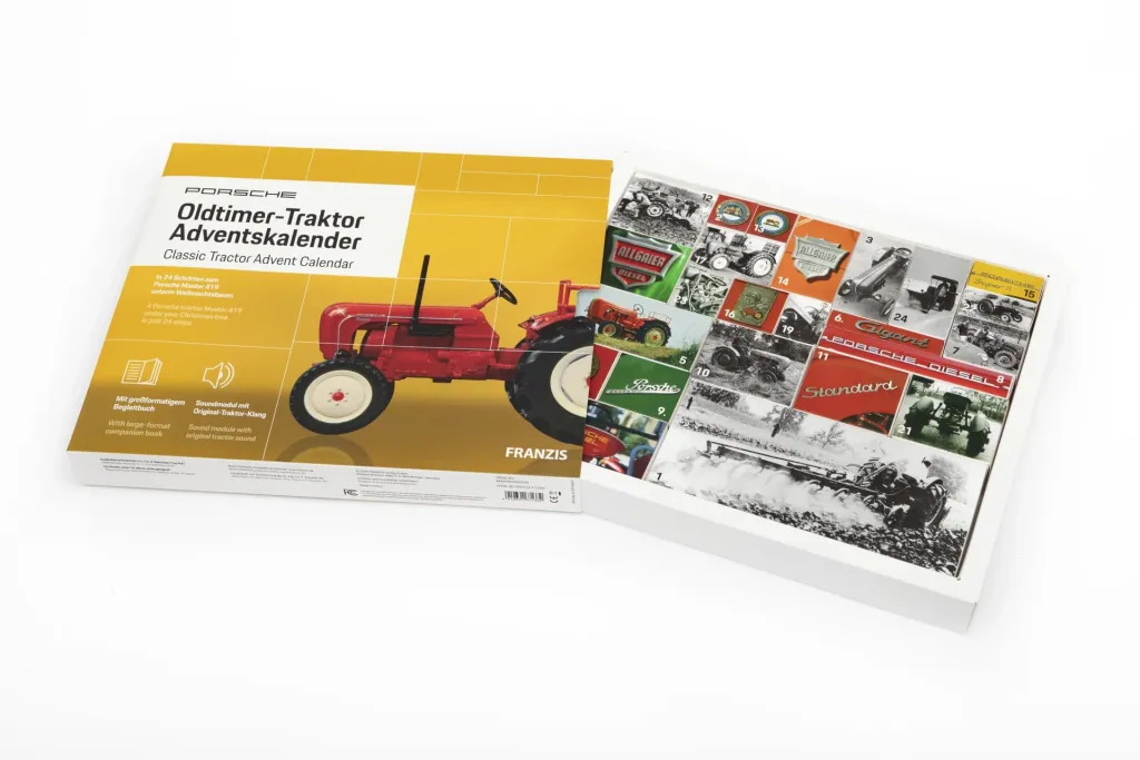 Porsche Oldtimer-Traktor Adventskalender