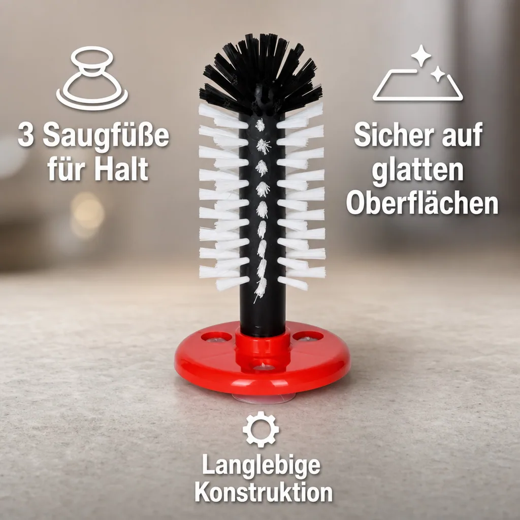 Spülbürste, Gläserbürste, Gläserspülgarnitur - 1 x 18cm