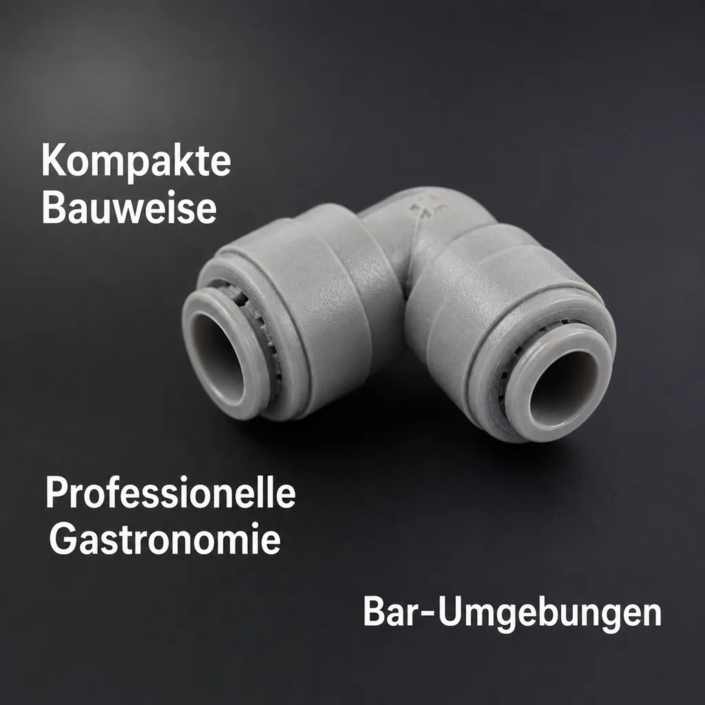 Winkelverbinder, Schlauchverbinder 90° - 3/8"tube x 5/16"tube