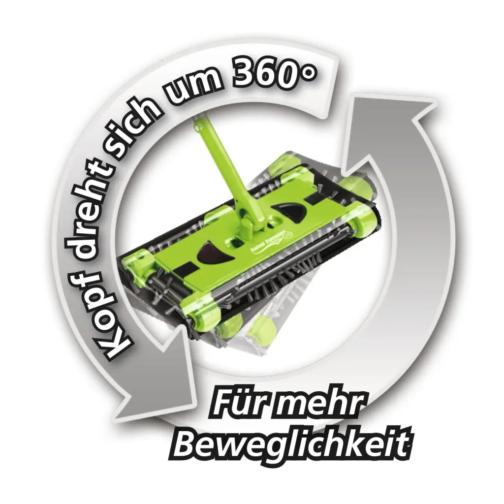 Akku-Besen Swivel Sweeper G2, 7,2 V limegreen
