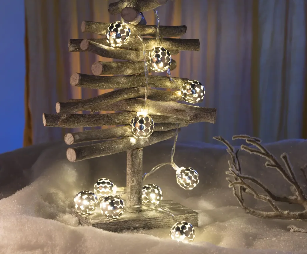 LED Lichterkette Kugeln