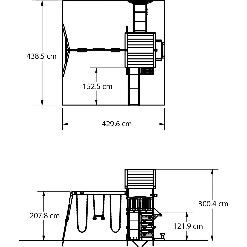 Northbrook Stelzenhäuser (inkl. Schaukels)