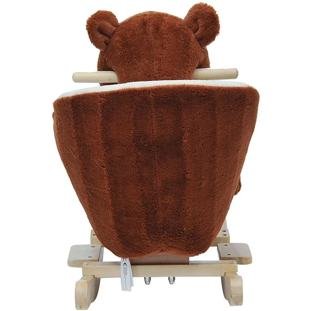 Schaukelbär Schaukelwippe: Bär mit Musik und Kuschelfell