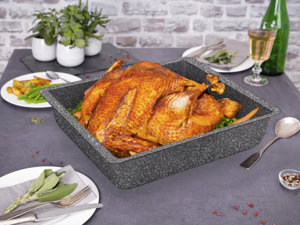 XXL Bräter "Granito" inklusive Rezeptbuch