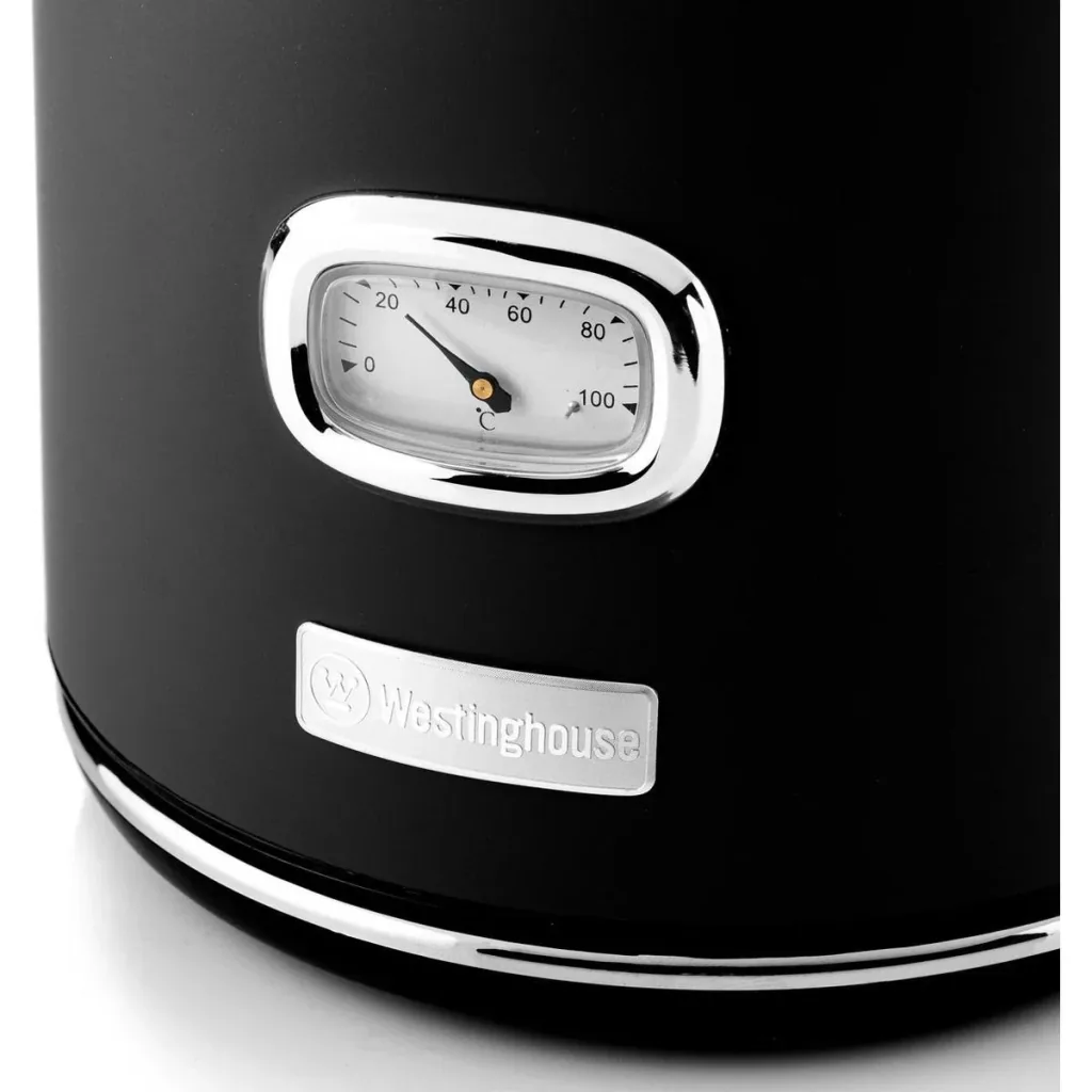 Retro-Wasserkocher - 1,7 Liter - Schwarz