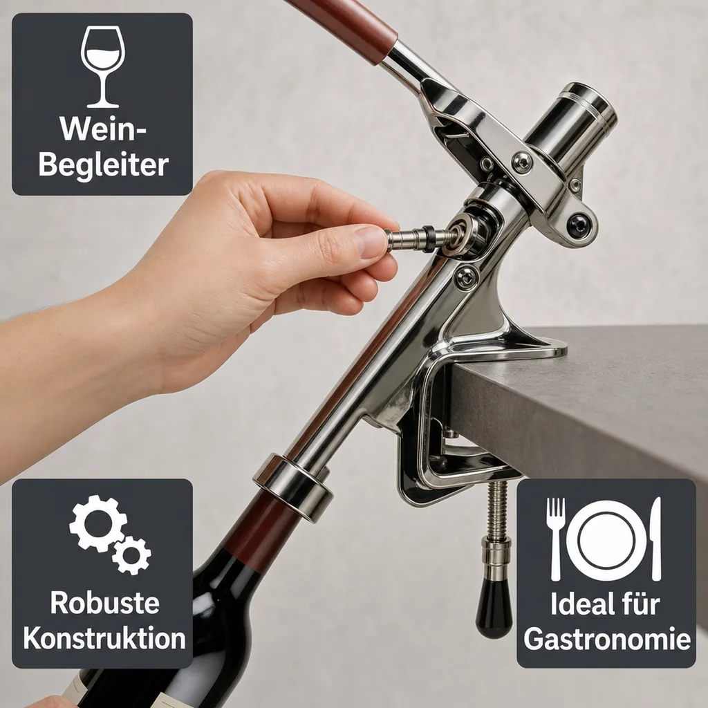 Ersatzspindel für Weinflaschenöffner / Weinflaschenentkorker - Langlebig & Präzise