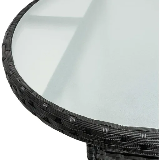 Poly Rattan Rund Beistelltisch / Tu