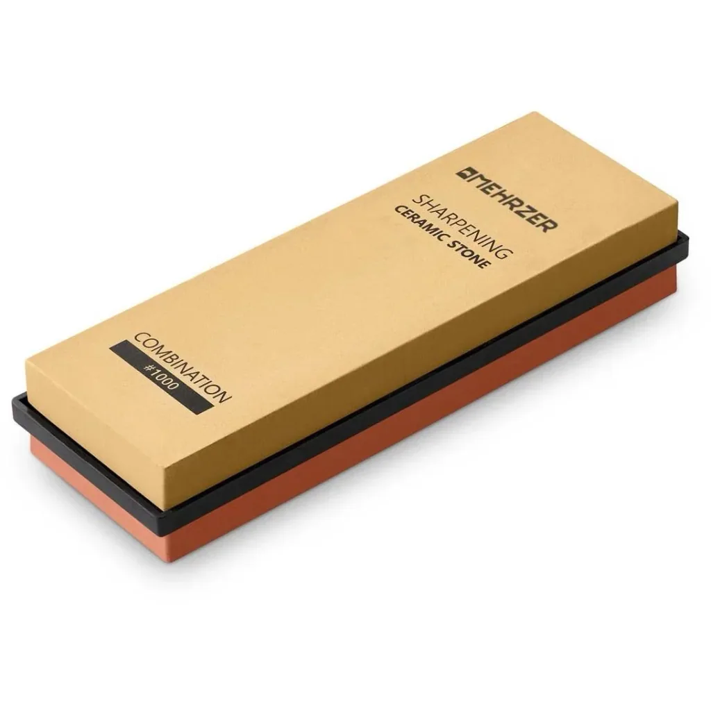 Mehrzer - Messerschärfstein-Set - 1000/3000er Körnung - Inkl. Schärfhilfen und Diamantstein