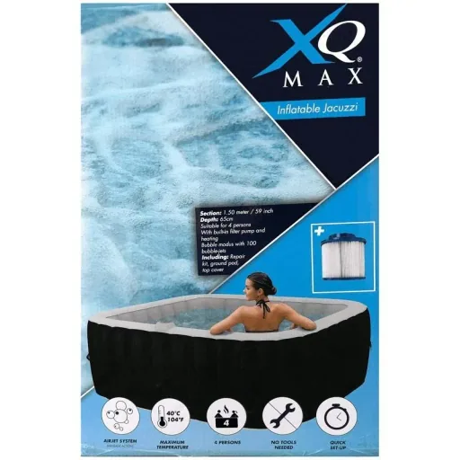 Aufblasbares Sprudelbad 1200W - Whirlpool - für 2-4 Personen 145x65cm