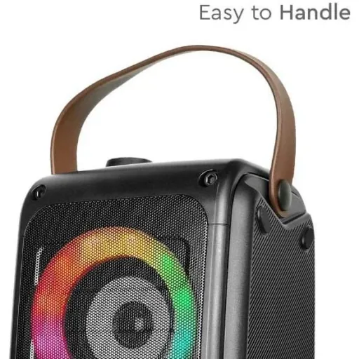 VT-6203-2 Mobiler Lautsprecher mit Bluetooth und RGB - 2x 10W