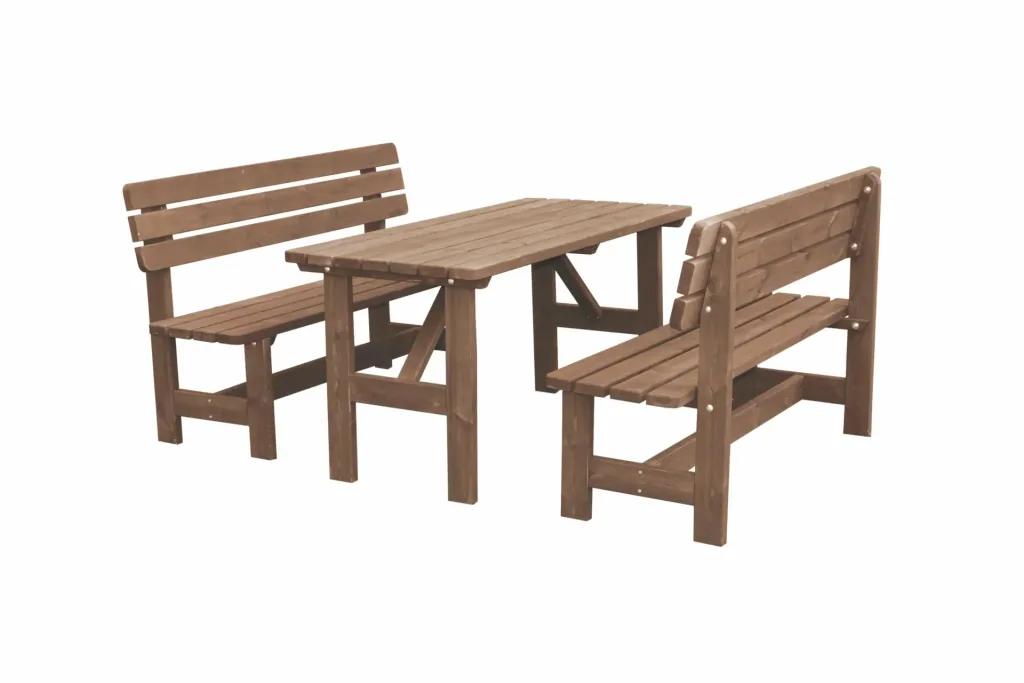 Holz-Garnitur Summer taupe-braun