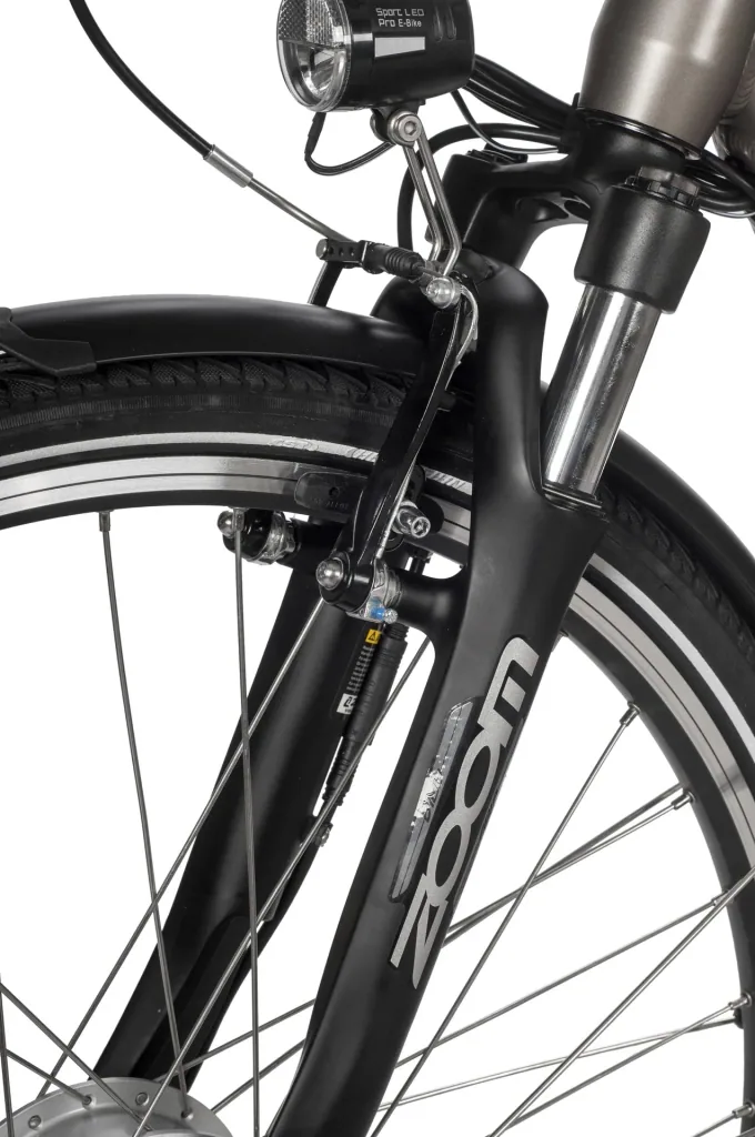 Unisex City E-Bike 28 Zoll, Rahmenhöhe 45 cm, 7-Gang Nabenschaltung, silberfarben, München