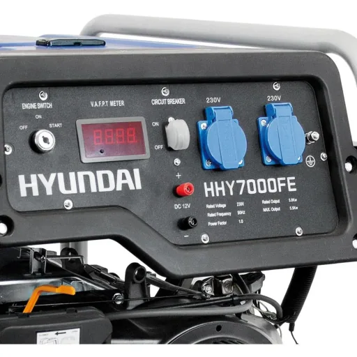 Generator 7,5kW mit 420cc OHV-Benzinmotor mit Elektrostarter & Radsatz