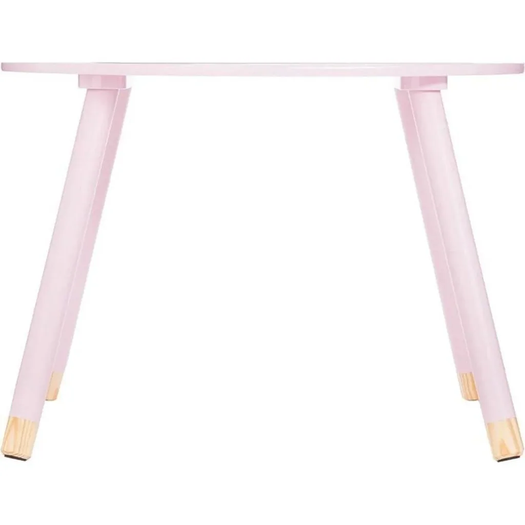 Kindertisch Rund - rosa - 60x60x43 cm