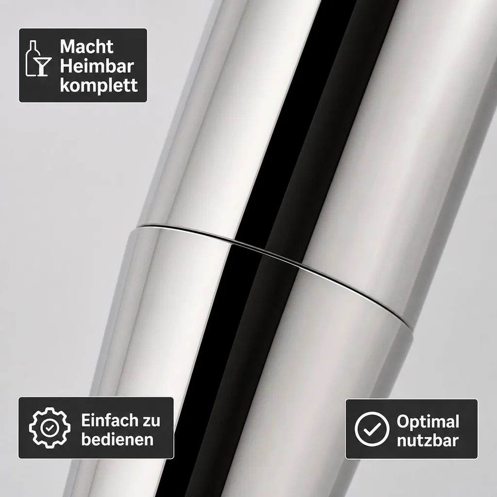 Cocktail shaker - Boston, 28oz.(828ml.) - Edelstahl