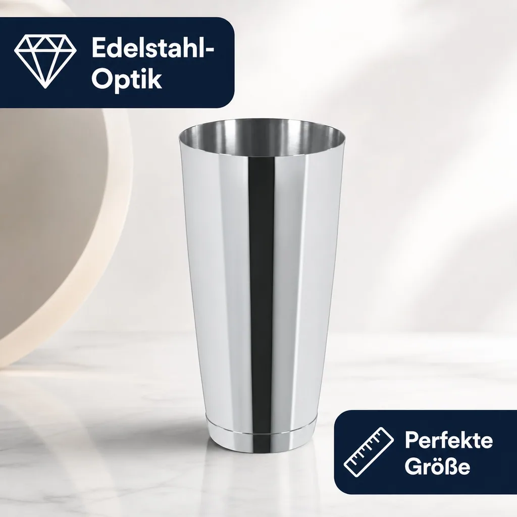 Cocktail shaker - Boston, 28oz.(828ml.) - Edelstahl