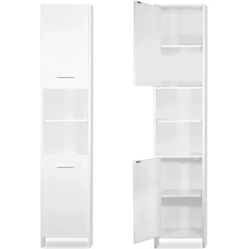 Badezimmerschrank mit verstellbaren Regalen 185 x 30 x 30 cm