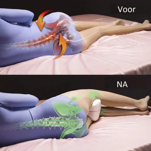 Beinkissen "Comfy Air" mit Memory-Schaum - Orthopädisches Kniekissen