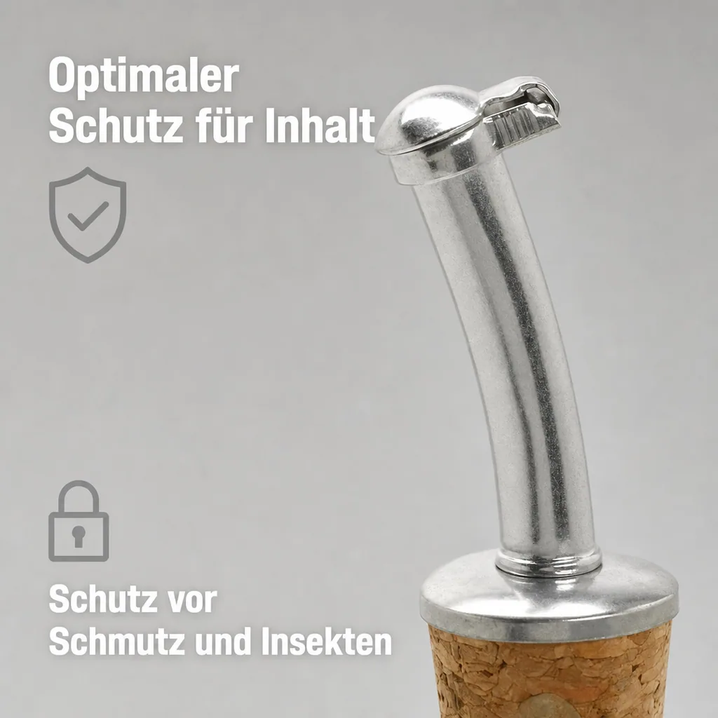 Flaschenausgießer, Ausgießer für flaschen mit Klappe - LINEAR CAP