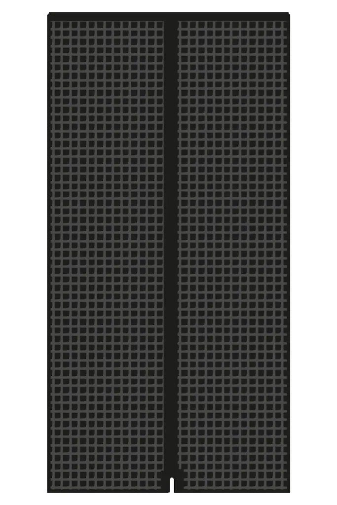 Fliegengitter-Magnetvorhang, 90 x 210 cm, Farbe anthrazit