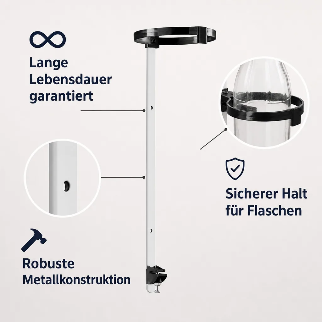 Flaschenhalterung - SOLO, für 3,0 lt. Flaschen