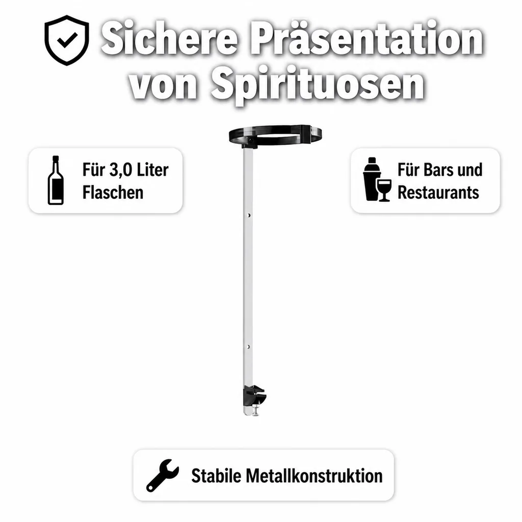 Flaschenhalterung - SOLO, für 3,0 lt. Flaschen