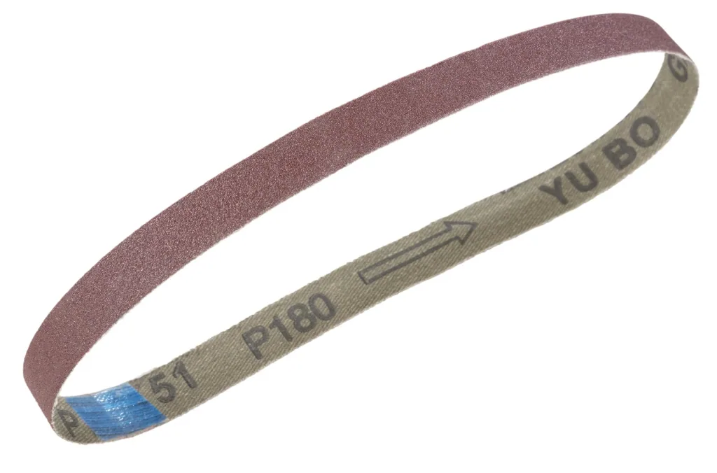 Schleifbänder 15 x 454 mm, K 80, 5 Stück
