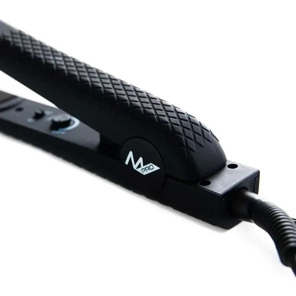 Max Pro Gloss Stylingzange Schwarz inkl. Hitzeschutzmatte