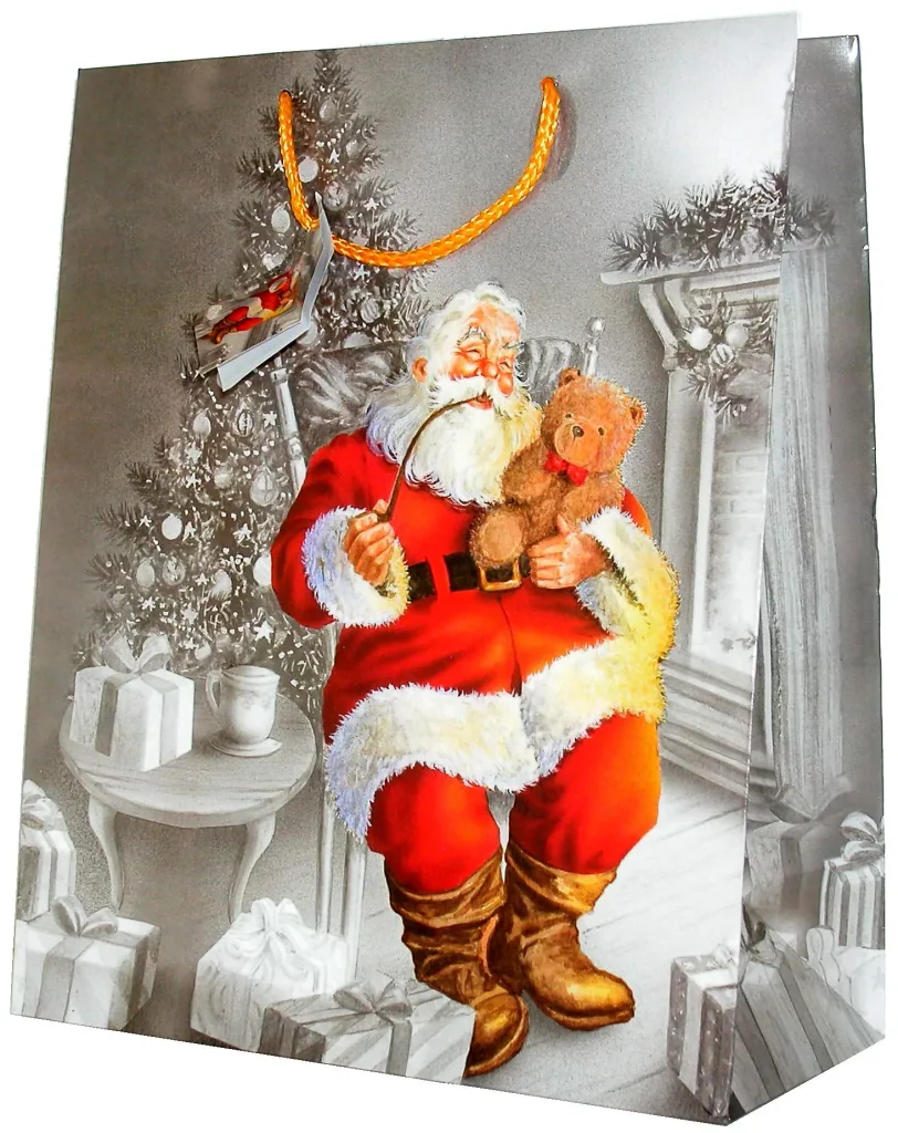Geschenktüten "Weihnachtsmann", 5 Stück