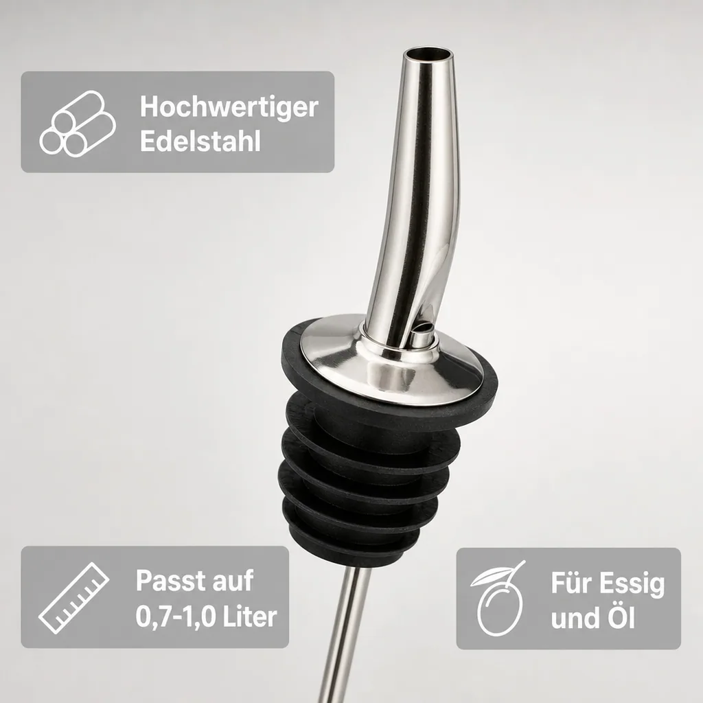 Ausgießer - TOPO, Edelstahl
