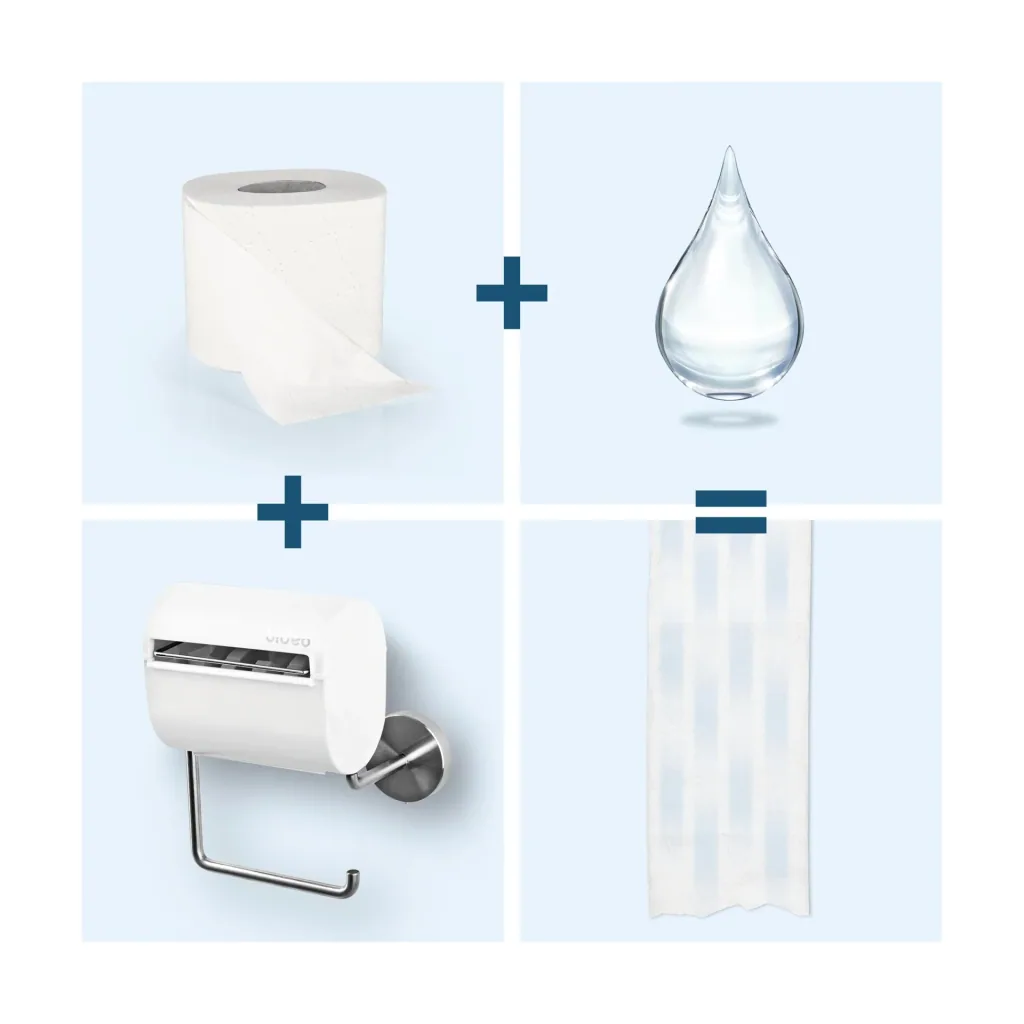 Toilettenpapier-Befeuchter "Bideo"