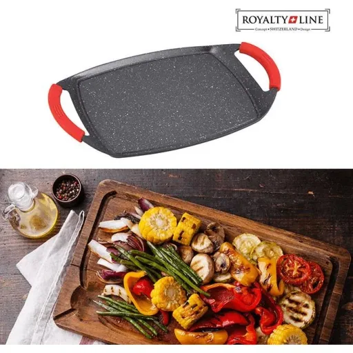 Marmorbeschichtung Griddle-Platte - 47 cm