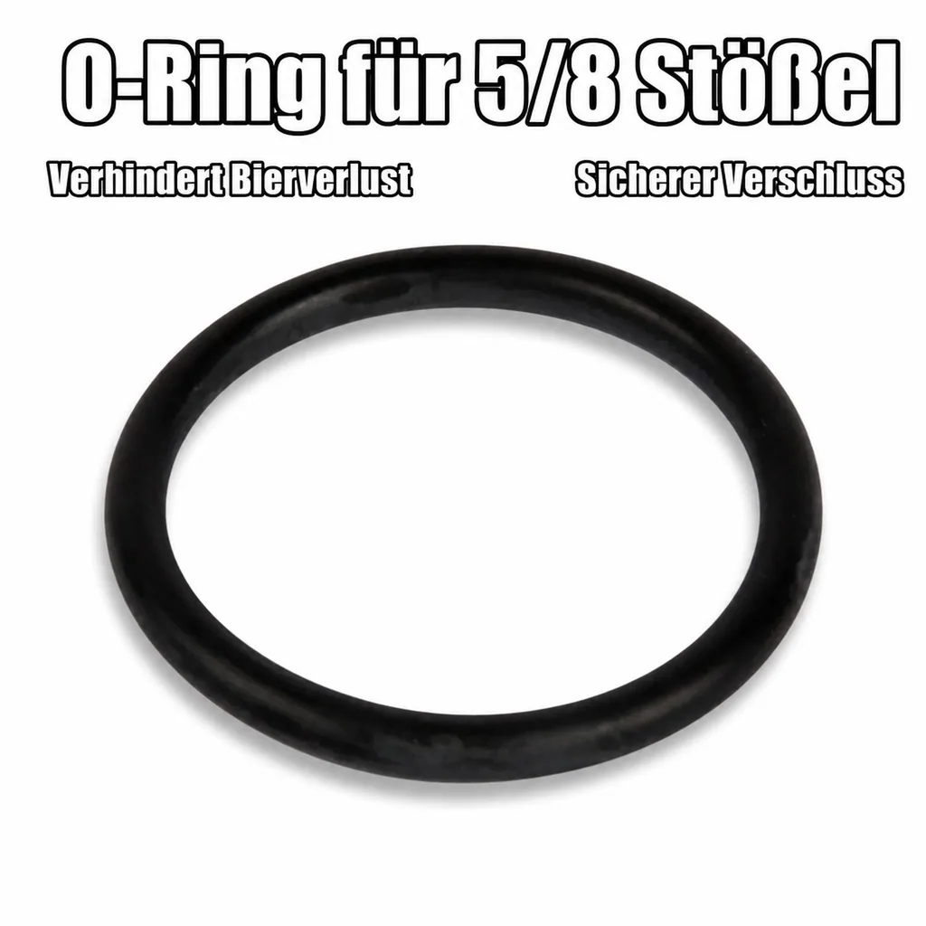 O-Ring, Dichtung für 5/8 Stößel für Keg - Verschluss (Flach- und Kombi-Fitting) (Micro Matic und Hiwi)