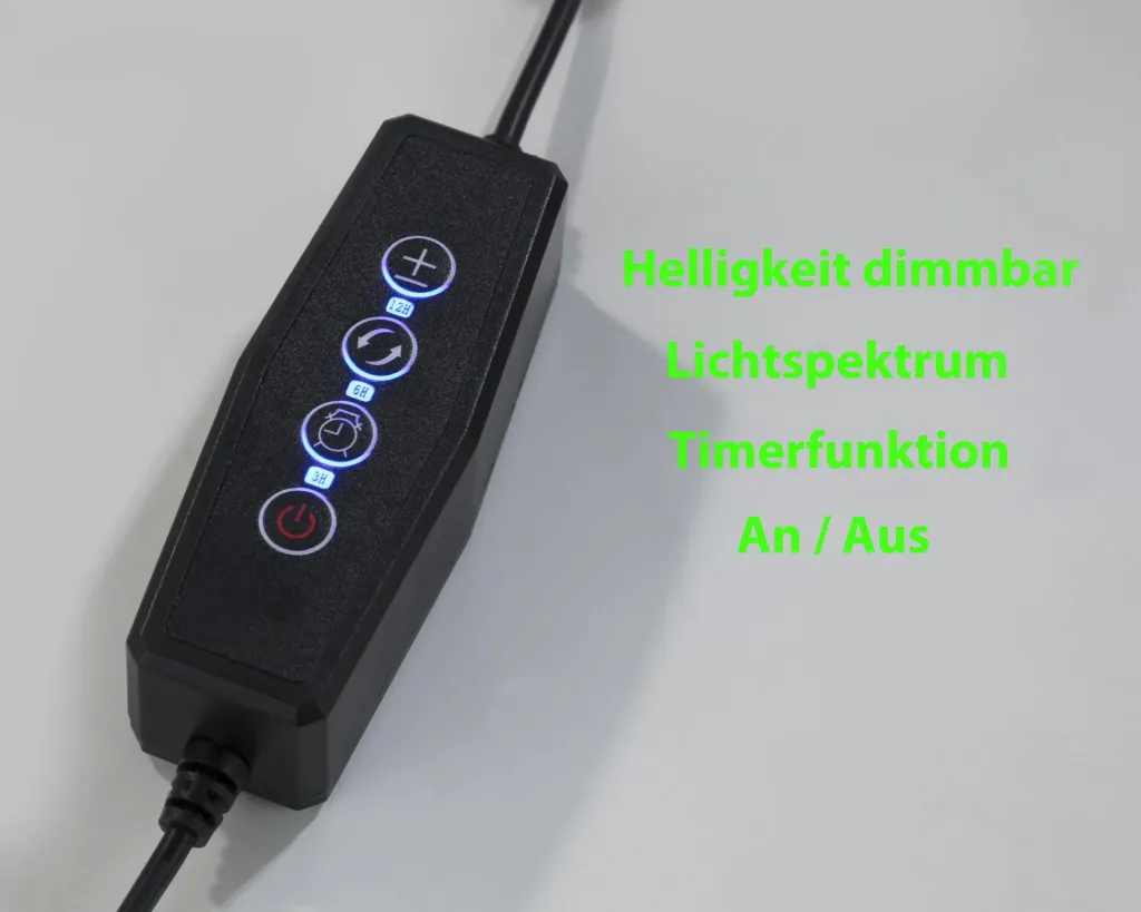 Pflanzenlicht 3er LED-Leuchtstreifen SET