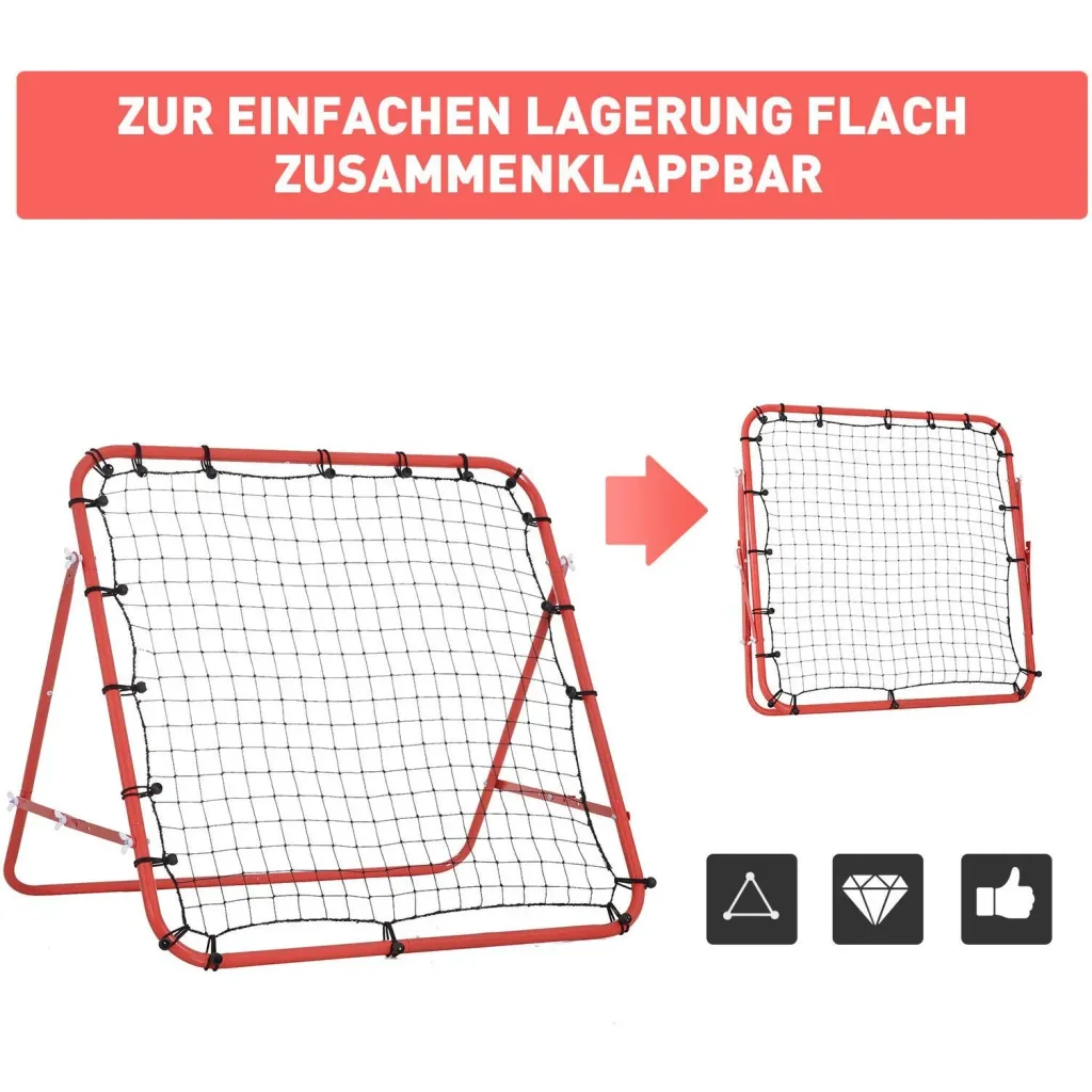 Fußball Rebounder mit verstellbaren Winkeln