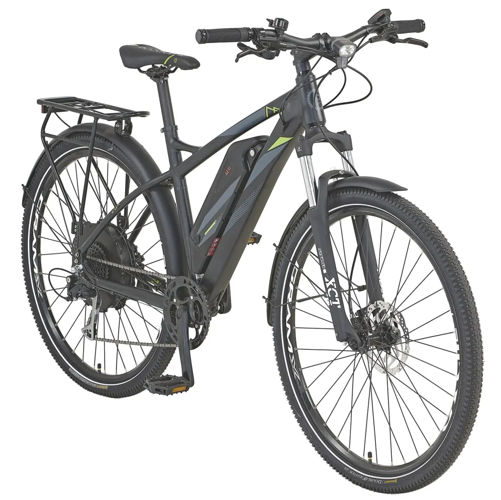 Unisex E-Bike 29 Zoll, Rahmenhöhe 48 cm, 9-Gang Kettenschaltung, schwarz matt, Disc, 22.EMS.10