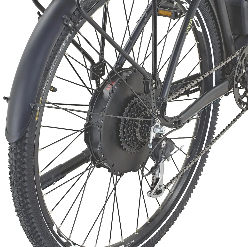 Unisex E-Bike 29 Zoll, Rahmenhöhe 48 cm, 9-Gang Kettenschaltung, schwarz matt, Disc, 22.EMS.10