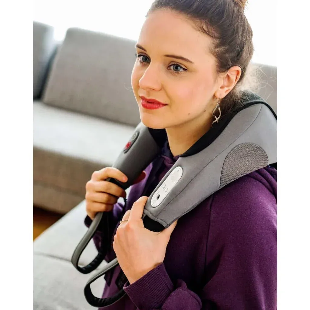Nackenmassagegerät mit Lautsprechern NM A90 schwarz und grau