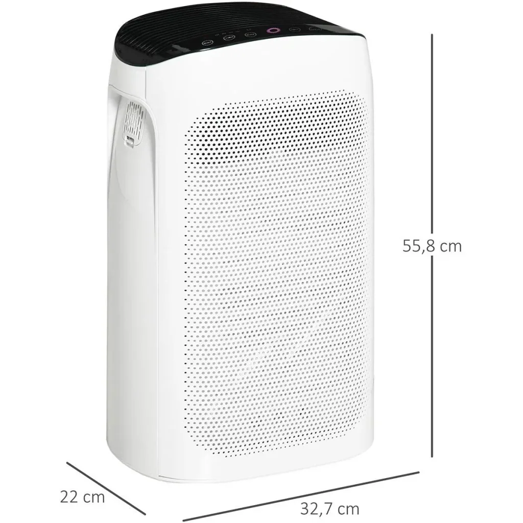 Luftreiniger - HEPA - Weiß/Schwarz - 25-35 m³