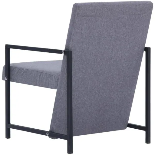 Sessel Stoff hellgrau