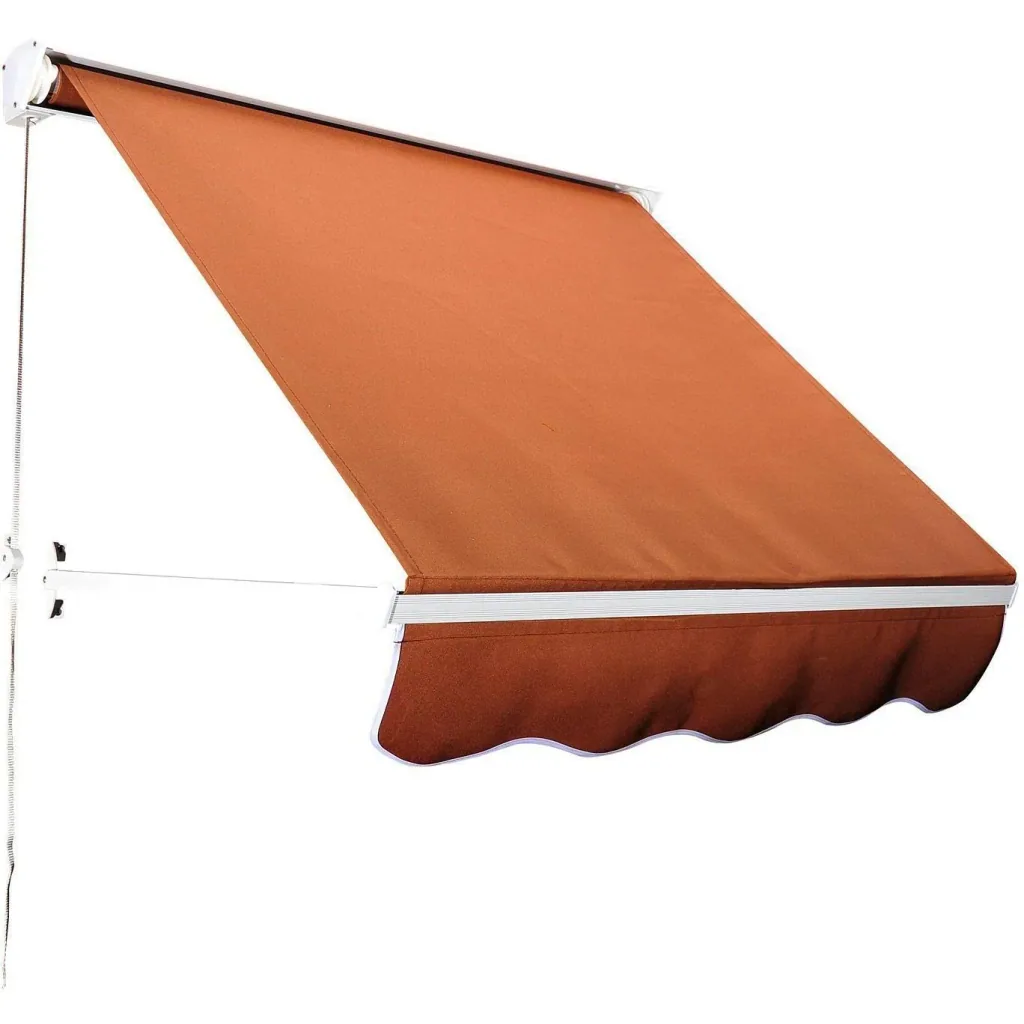 Alu Markise Klemmmarkise Fenster Sonnenschutz 122 x 70 cm