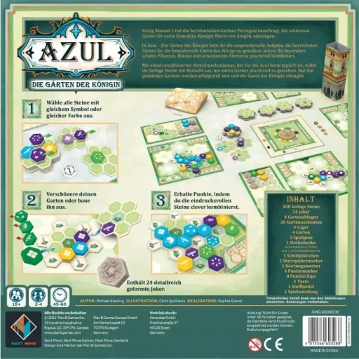 Gesellschaftsspiel - Azul Die Gärten der Königin