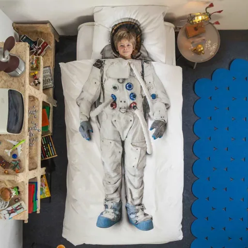 Snurk Bettwäsche Astronaut 135 x200