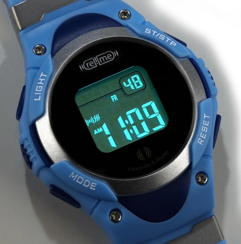 Armbanduhr, mit 8-fach Alarm, Stoppuhr und Count-Down-Funktion (Kurzzeitwecker)