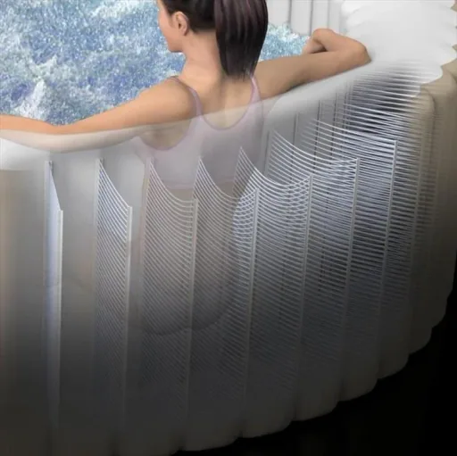 Bubble aufblasbares SPA Rechteck