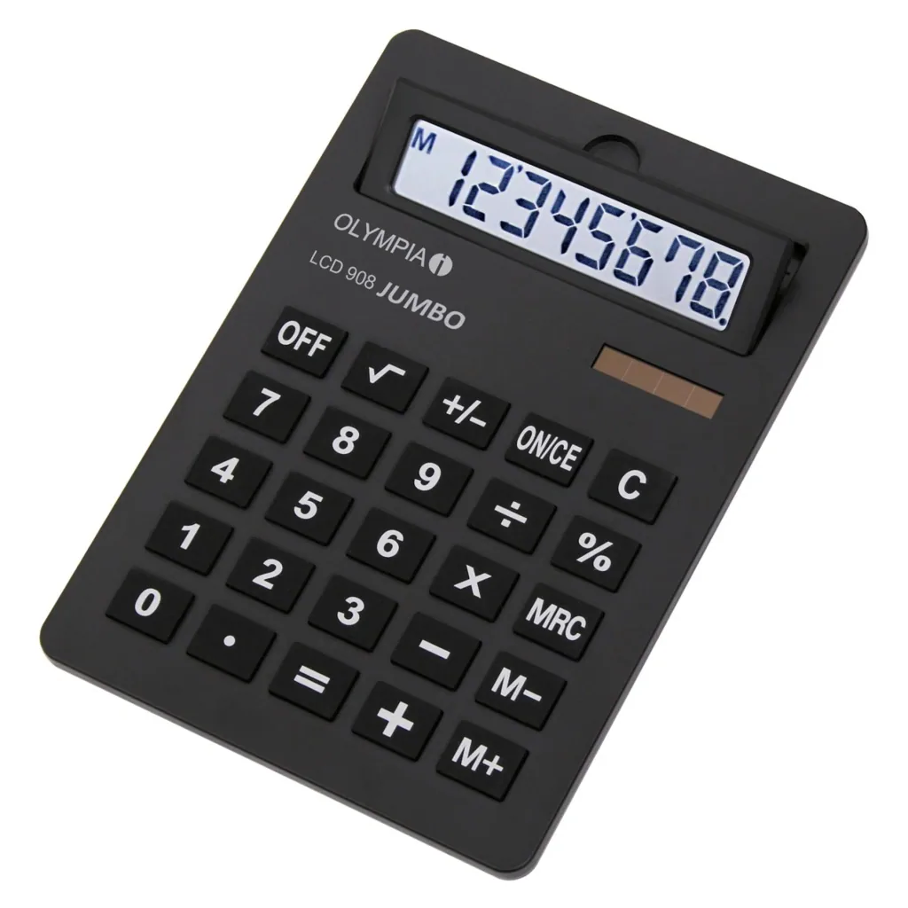 Jumbo Taschenrechner im DIN A4 Format